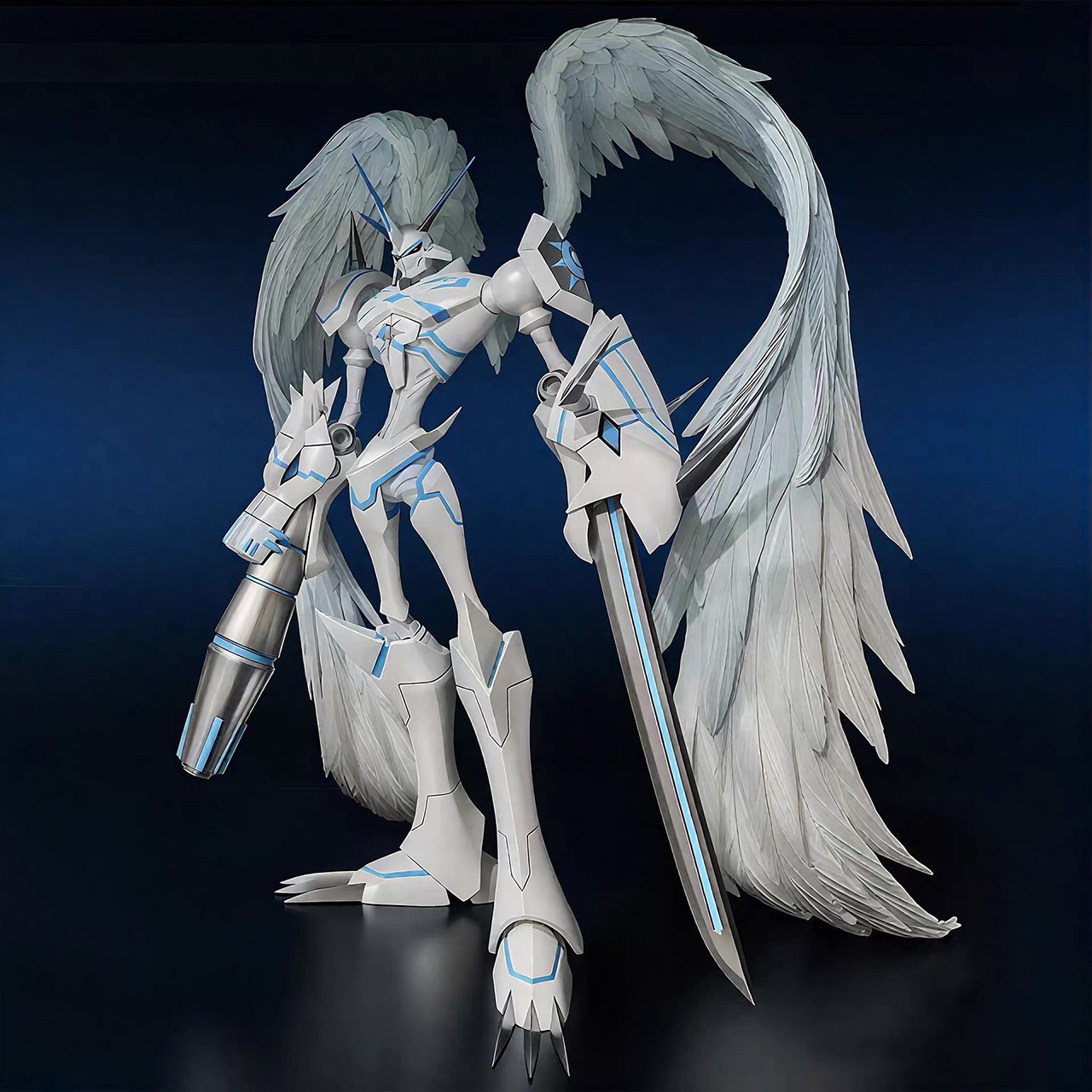 Model Kit Digimon - 20 cm/7.87 inch Digimon Adventure Omegamon