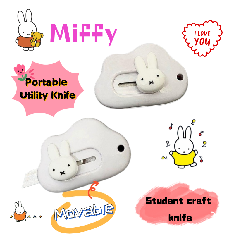 Model Kit Plastic - Miffy konijn kunstmes creatieve persoonlijkheid ins