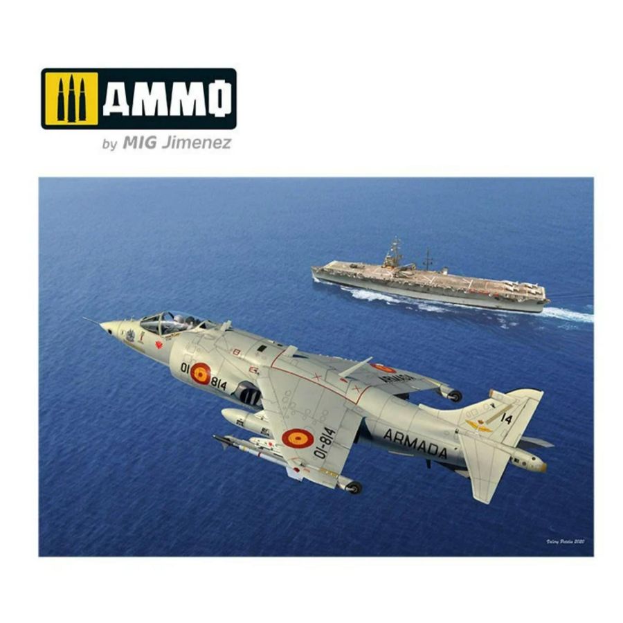 Model Kit Academy - KINETIC Assemblagemodelset K8505 1/48 Harrier AV-8S