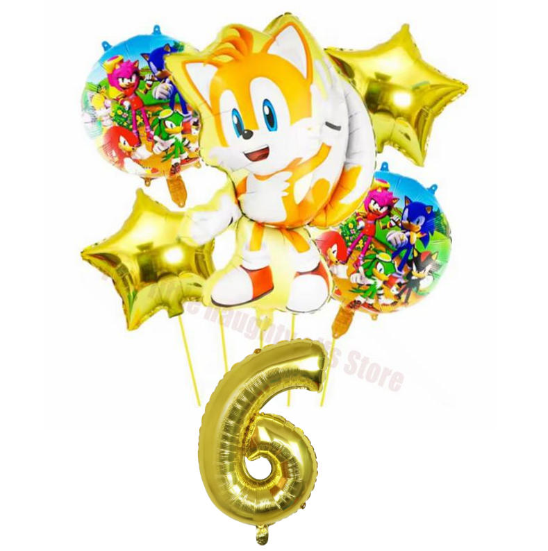 Model Kit Sonic - Cartoon Game Sonic Balloon Digitale Combo