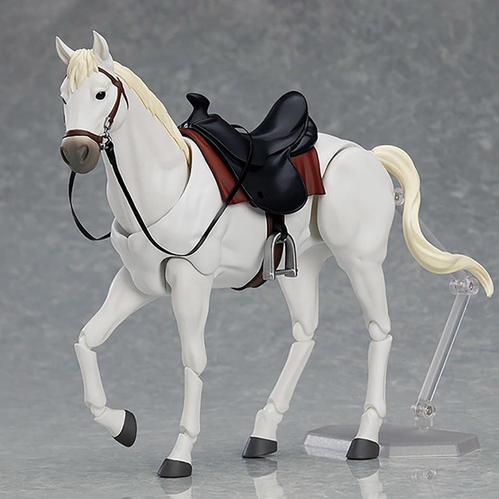Model Kit Horse - Paardenspeelgoed met beweegbare gewrichten Pvc-paardfiguur met