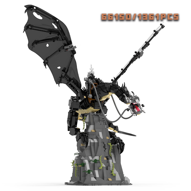 Model Kit Dragon - 1361pcs Witch King Fell Beast Bouwstenen