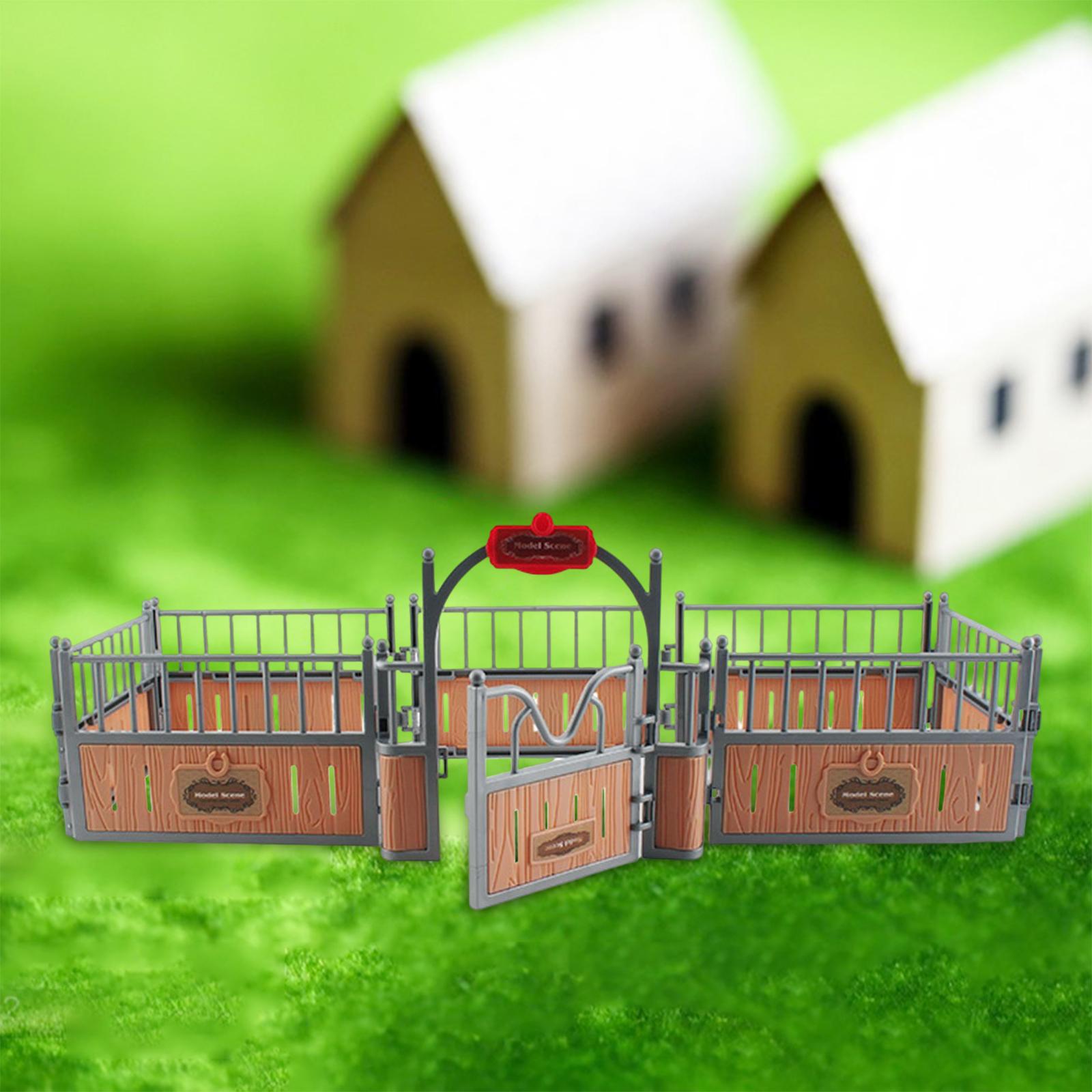 Model Kit Plastic - Realistisch model van een paardenstal met