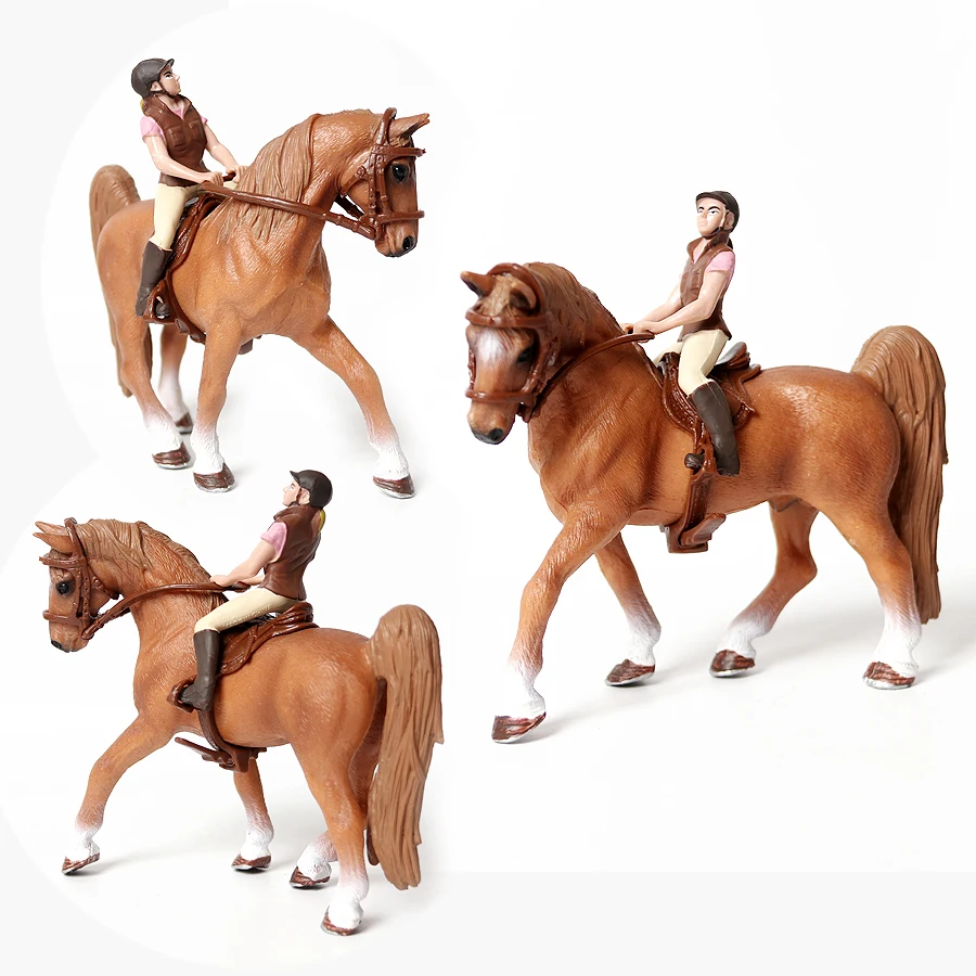 Model Kit Horse - Speelgoedpaarden Ruiterpaard Speelset Boerderijdieren Actiefiguur Dierenfiguren