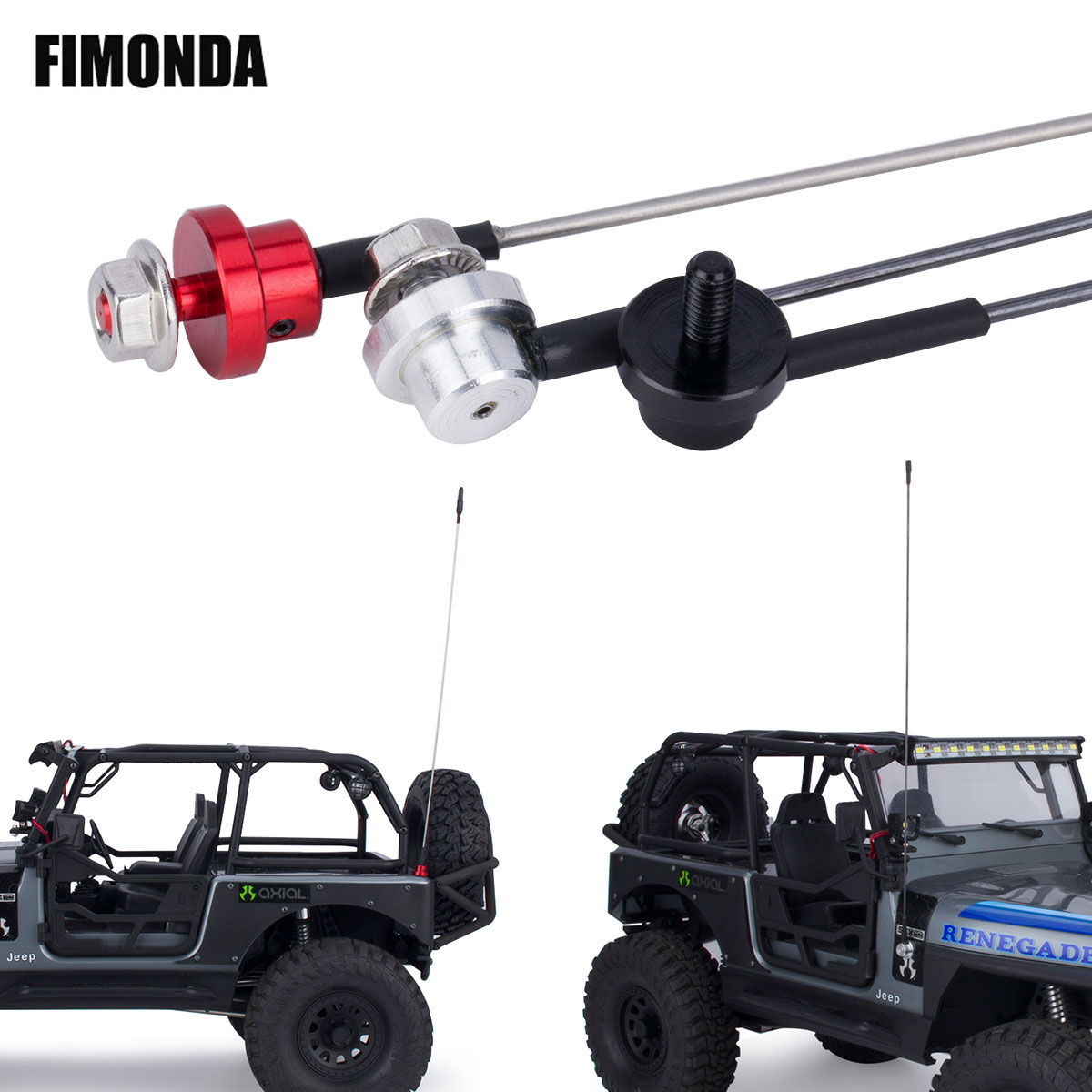Model Kit Tamiya - 50 cm Metalen Verstelbare Simulatie Antenne