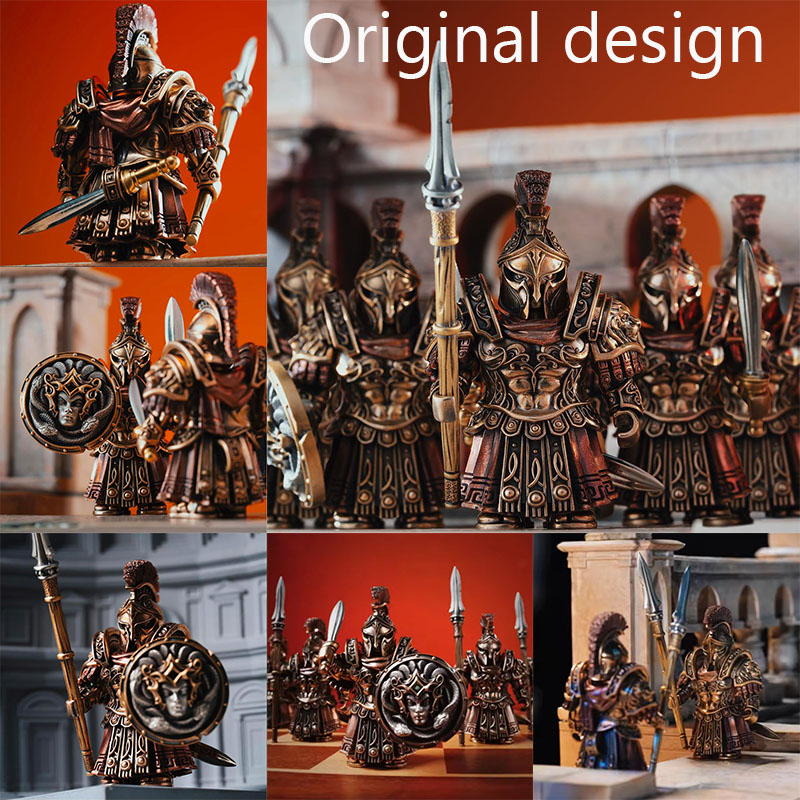 Model Kit Lego - Origineel Ontwerp Europese Griekse Spartaanse Commandant