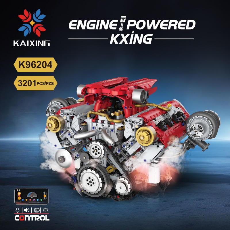 Gemotoriseerde V8 Motor 3201 S - Model Kit V8 Engine recensie en prijs
