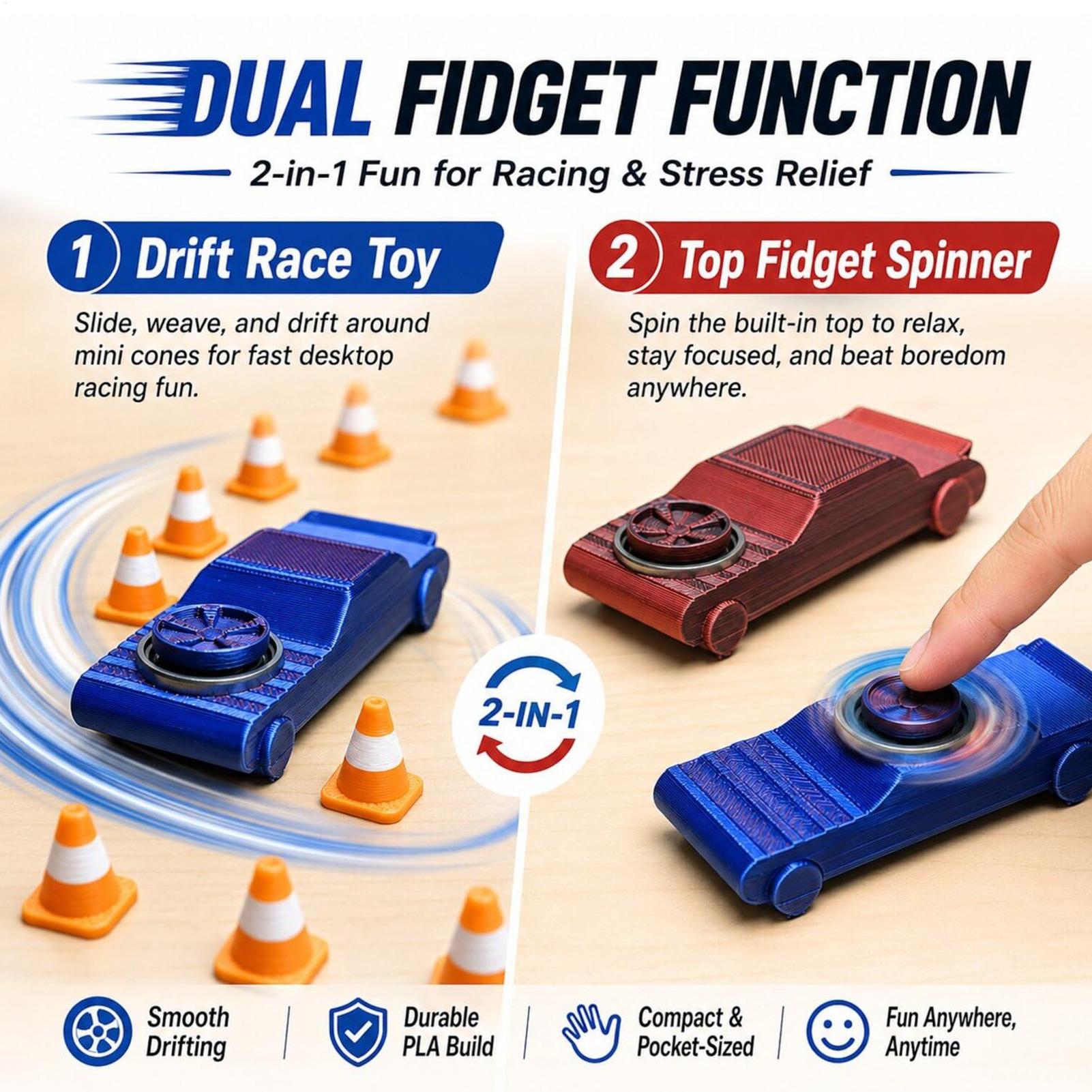 Mini Pocket Drift Auto Fidget  - Model Kit Plastic recensie en prijs