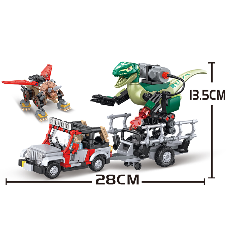 490PCS MOC Jurassic Dinosaur W - Model Kit Jurassic Park recensie en prijs