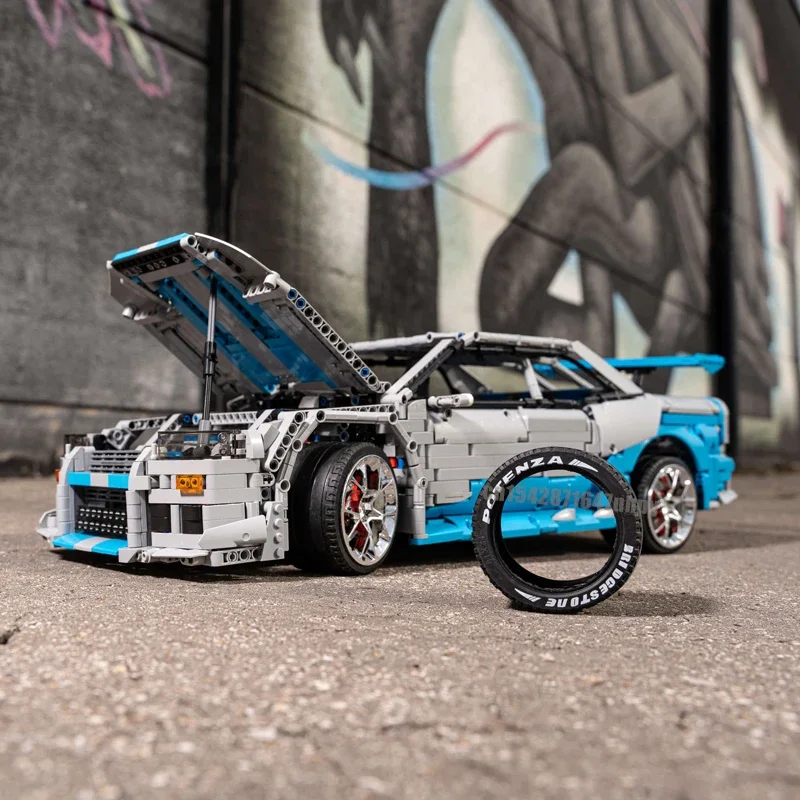 3383PCS supercar modelbouwset  - Model Kit R34 recensie en prijs