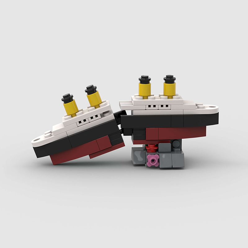 Mini RMS Titanic Sank Ship Mod - Model Kit U Boat recensie en prijs