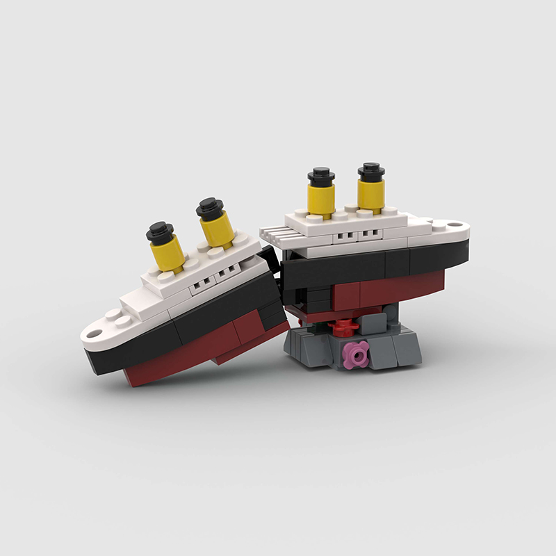Mini RMS Titanic Sank Ship Mod - Model Kit U Boat recensie en prijs
