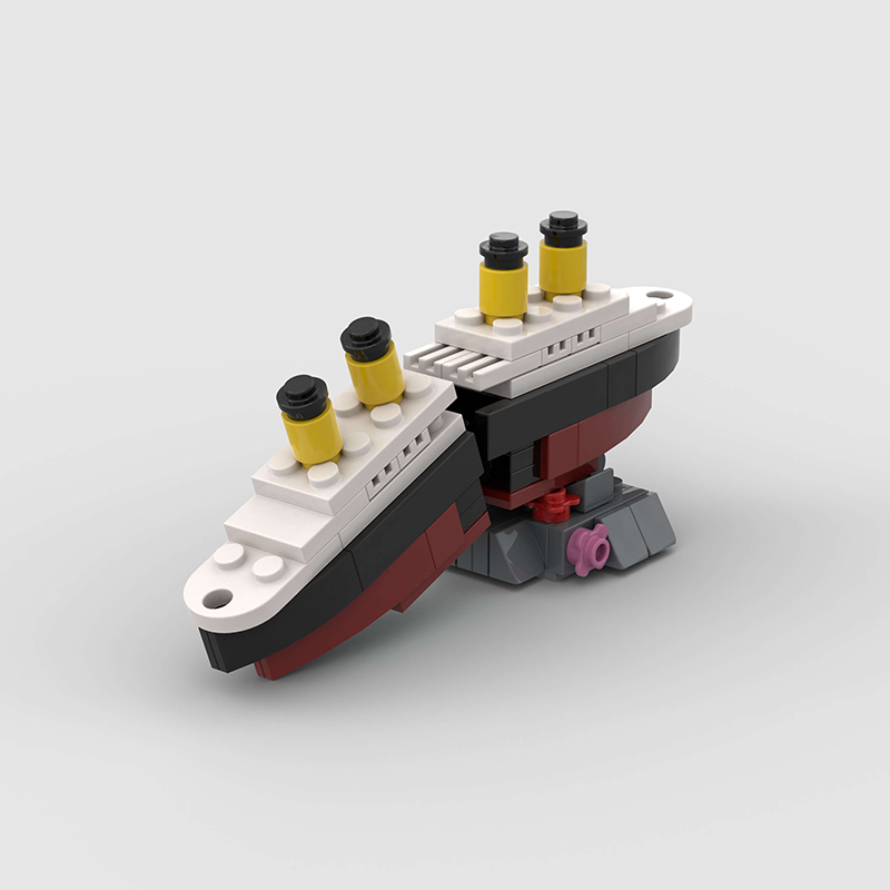 Mini RMS Titanic Sank Ship Mod - Model Kit U Boat recensie en prijs
