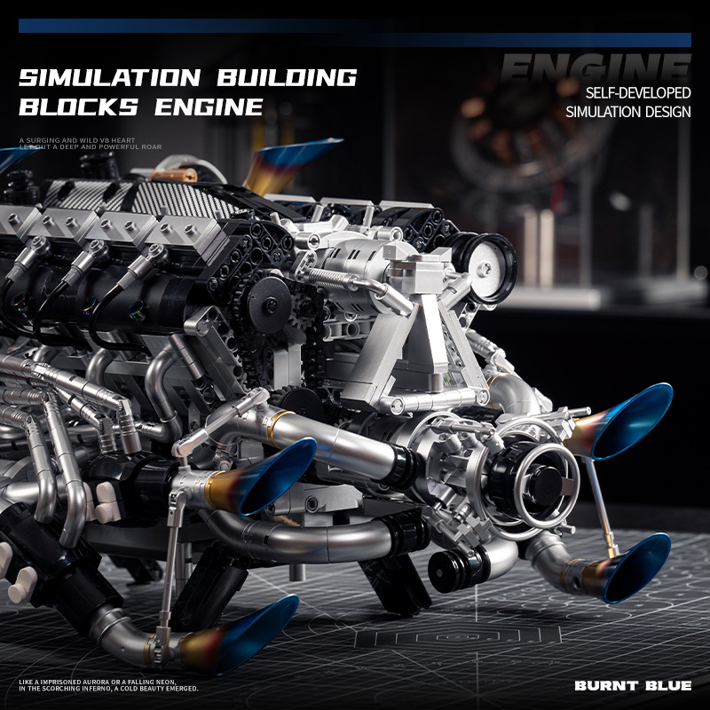 Technische Supercar V8 Motor B - Model Kit Lego recensie en prijs