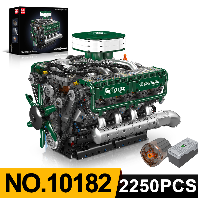 Mold King 10182 V8 Tank Motor  - Model Kit V8 Engine recensie en prijs