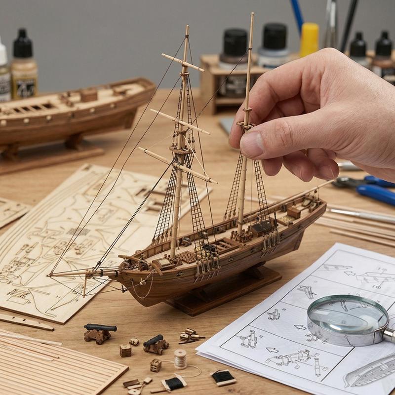 Houten scheepsmodelbouwset - D - Model Kit U Boat recensie en prijs
