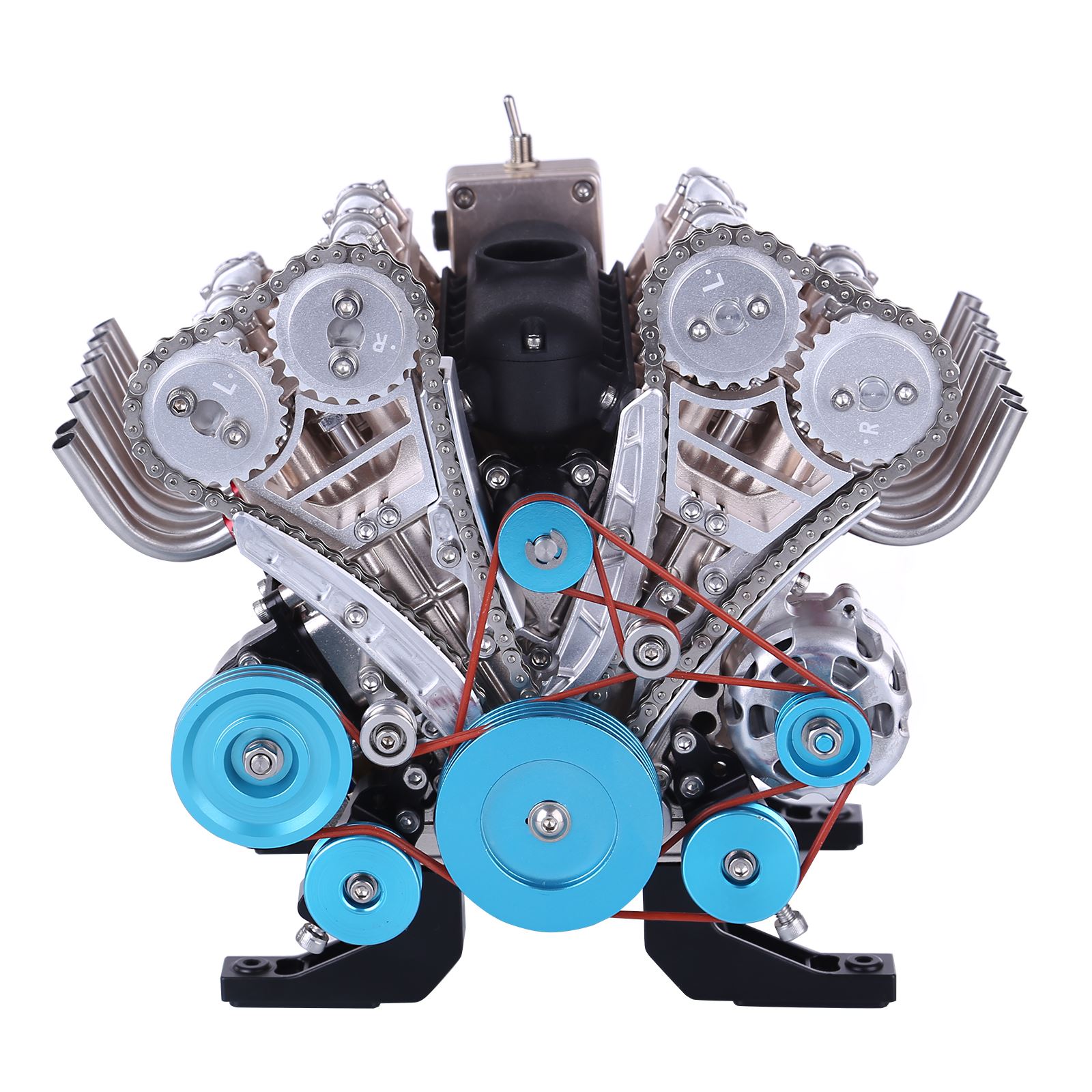 500+ stuks DIY V8 motormodel m - Model Kit V8 Engine recensie en prijs