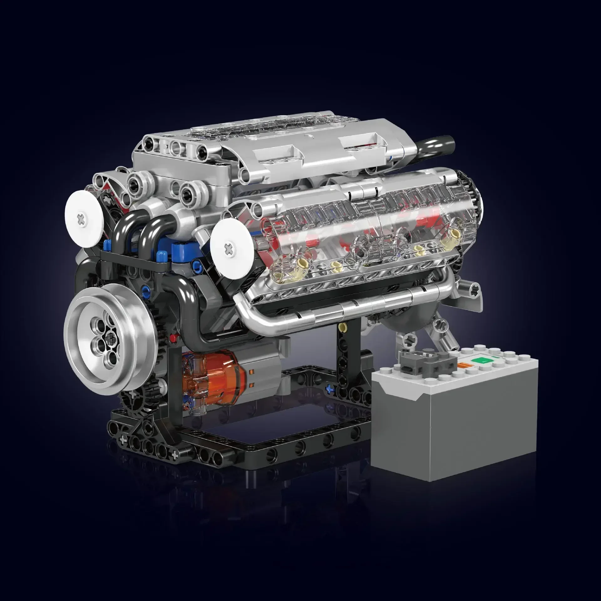 Mold King V8 Motor Bouwstenen  - Model Kit V8 Engine recensie en prijs