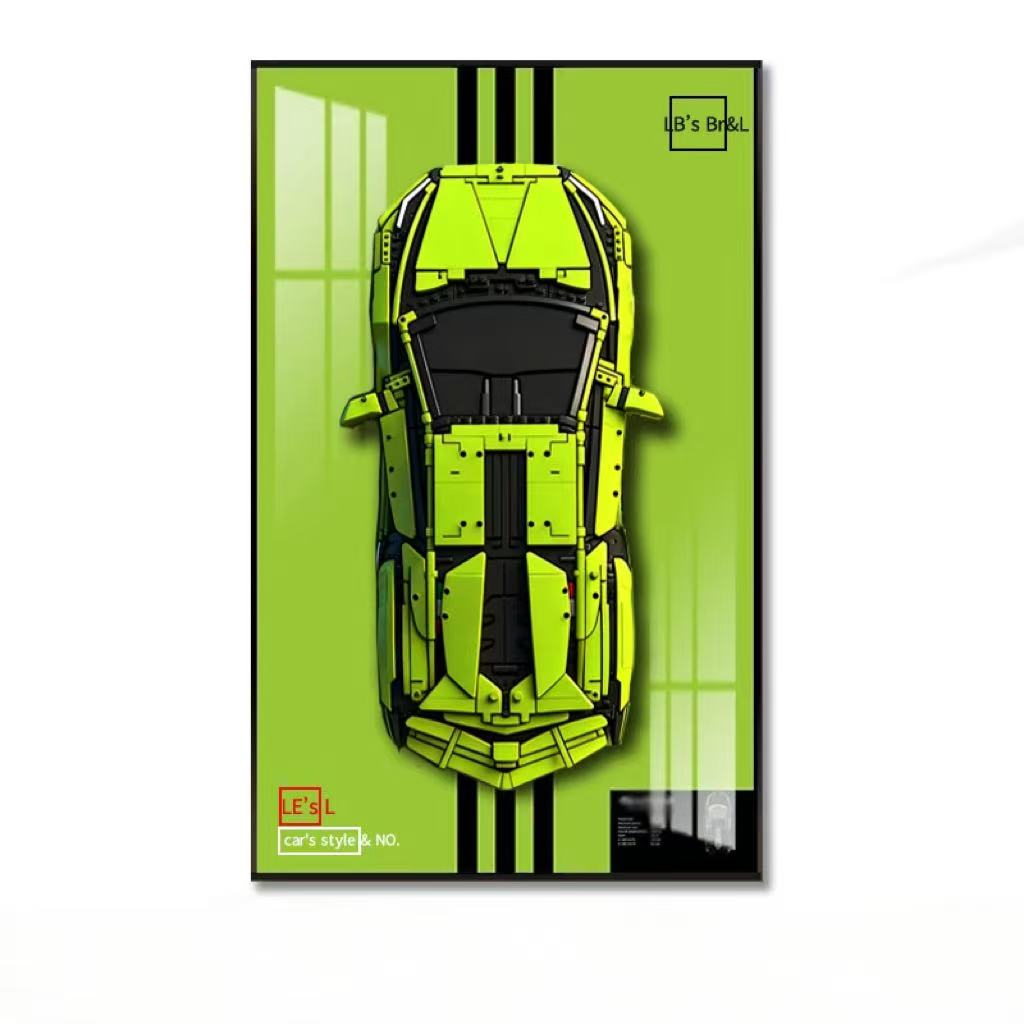 Display-wandbeugel voor LEGO 4 - Model Kit Lamborghini recensie en prijs