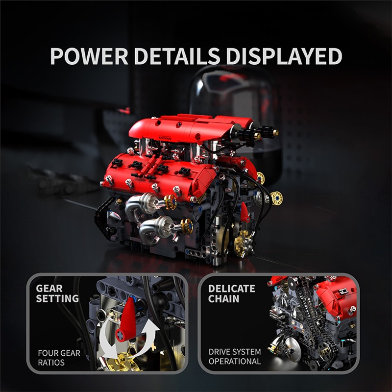 T5011 V8 Turbo Motor Model Ele - Model Kit V8 Engine recensie en prijs