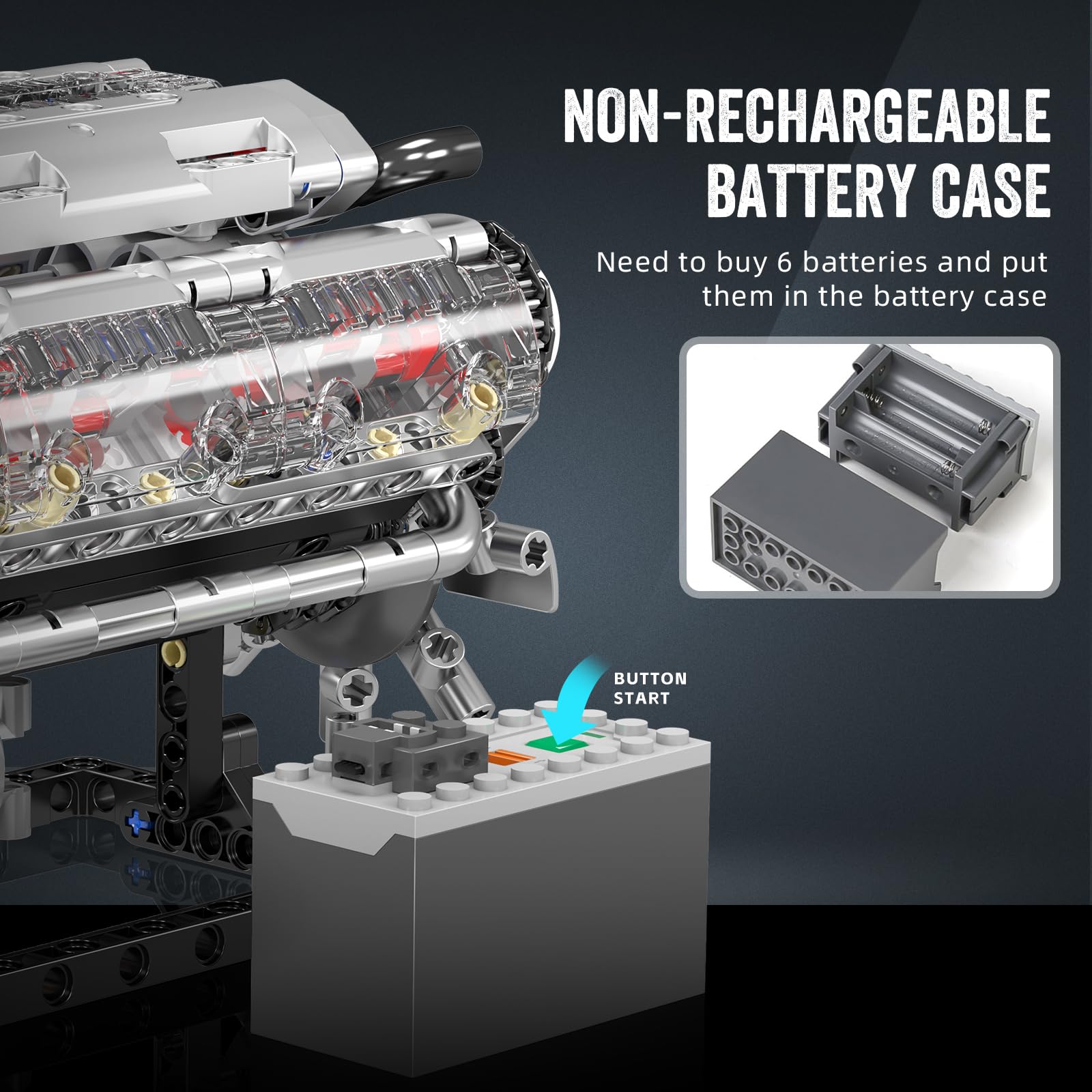 Mould King 10088 V8 Motor Bouw - Model Kit V8 Engine recensie en prijs