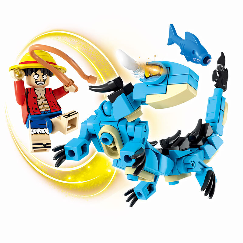 8in1 One Piece Bouwstenen Blue - Model Kit Dragon recensie en prijs