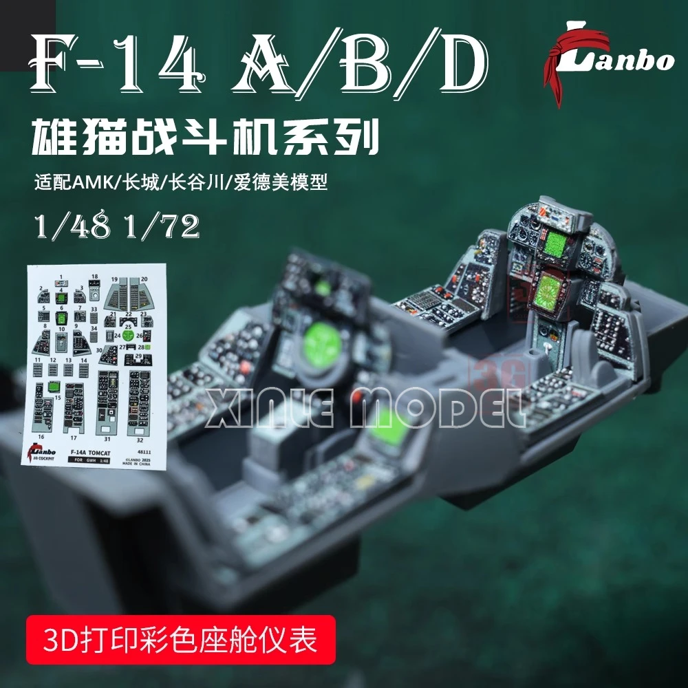 Lanbo 3D kleur cockpit instrum - Model Kit Academy recensie en prijs