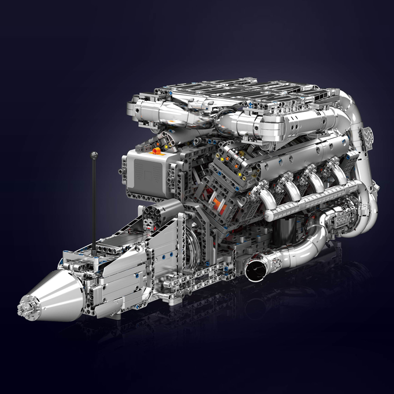 Mold King 10168 V8 Twin Turbo  - Model Kit V8 Engine recensie en prijs