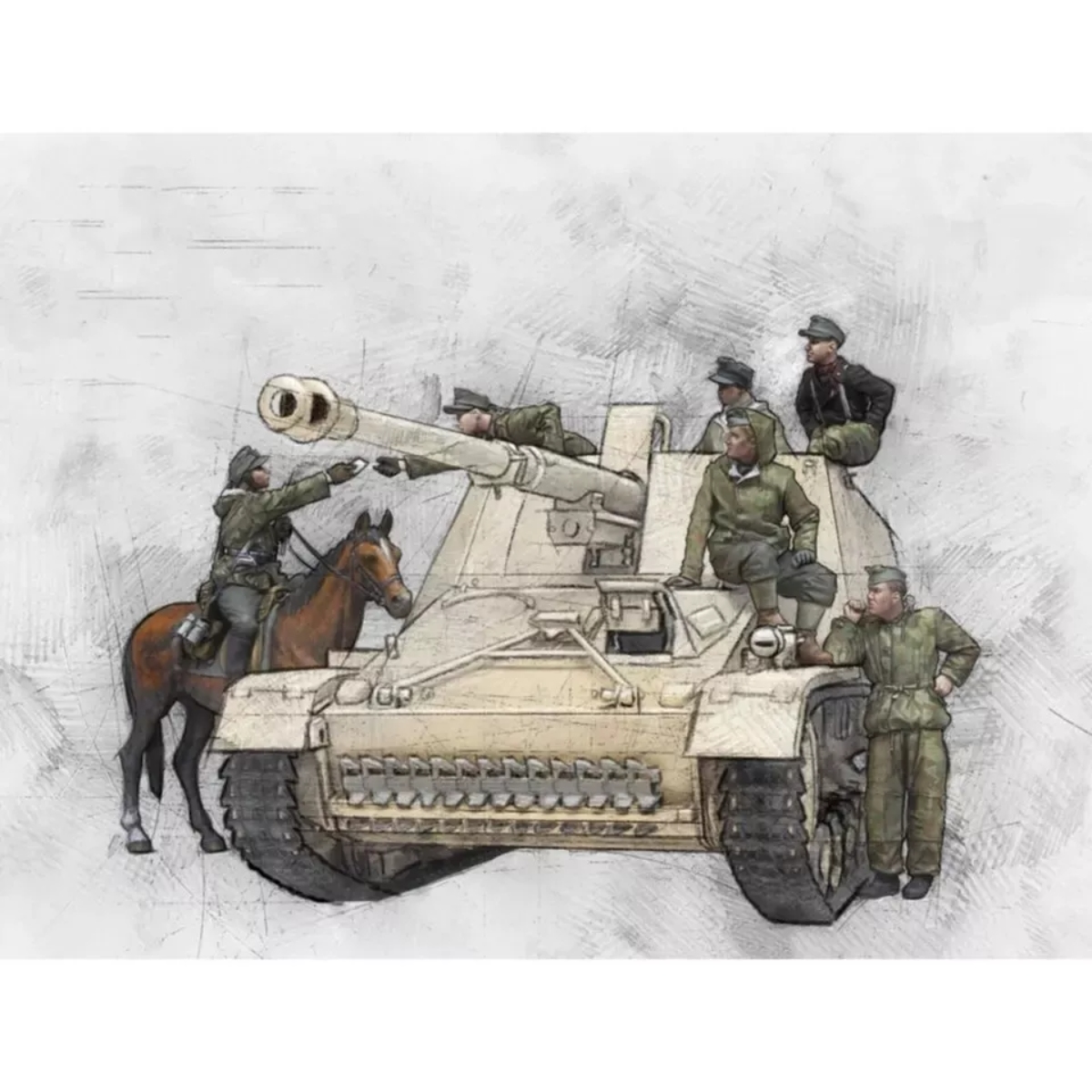 1/35 hars soldatenmodel GK mil - Model Kit Horse recensie en prijs