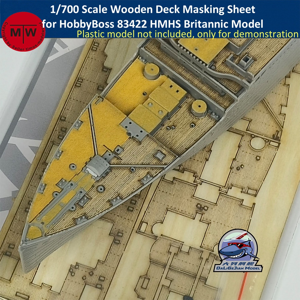 1/700 Schaal Houten Dek Maskin - Model Kit U Boat recensie en prijs