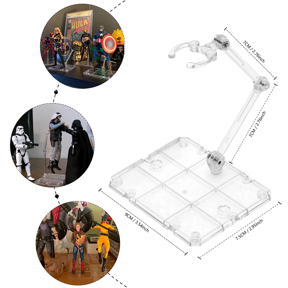 Clear Action Figure Stand, Mon - Model Kit Jms recensie en prijs