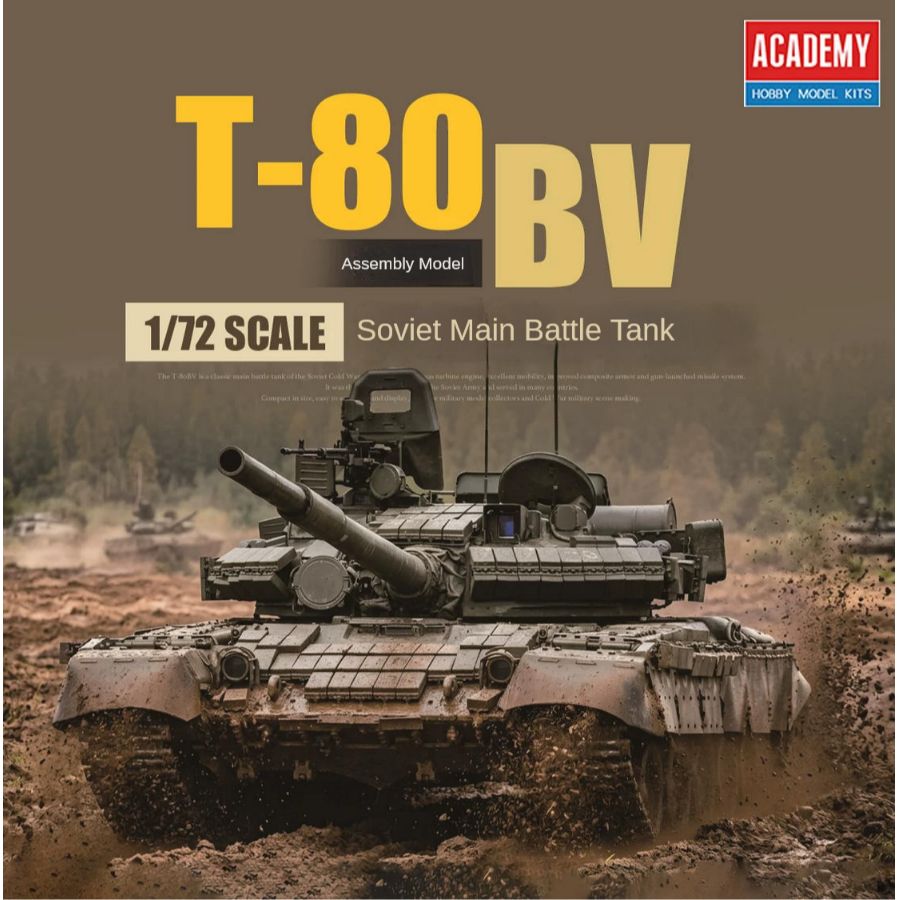 AC13434 Academy 1/72 T-80BV So - Model Kit Academy recensie en prijs